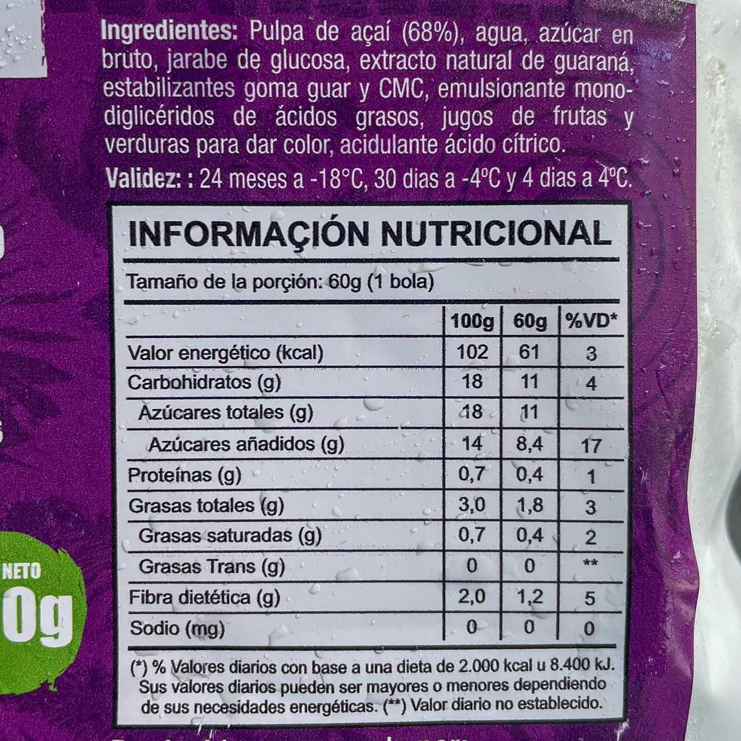 Pulpa de Açaí